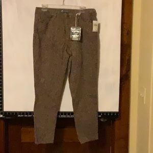 Democracy leopard print jeans, sz 10.